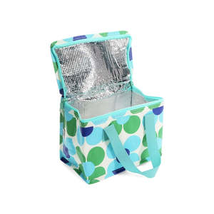 Rex London Lunch Bag - Blue And Green Daisy