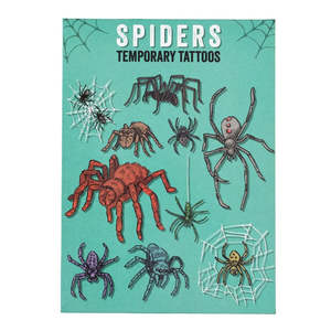 Rex London Spiders Temporary Tattoos (2 sheets)