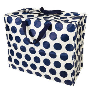 Rex London Navy On Cream Spotlight Jumbo Storage Bag