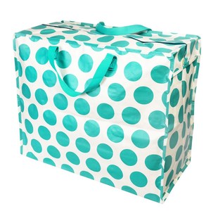 Rex London Turquoise on white Spotlight Jumbo Storage Bag