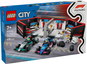 LEGO CITY F1 Garage & Mercedes-AMG & Alpine Cars 60444