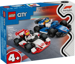 Lego City: LEGO CITY F1 Williams Racing & Haas F1 Race Cars 60464