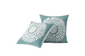 Home Decor: Abstract Sunflower Embroidered Cushion Cover