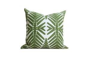 Home Decor: Palm Leaves Embroidered Cushion Cover
