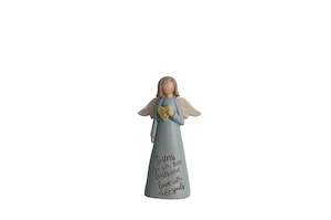 Home Accessories: Hand Painted "Thank You" Angel Figurine