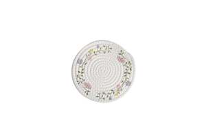 New 1: Woven Textured Cotton Yarn Coaster - Florals