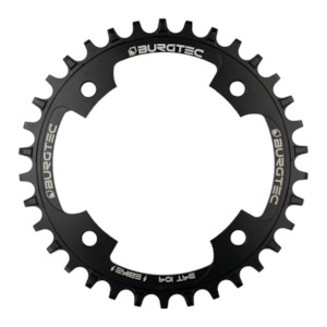 Burgtec Chainrings: Burgtec 104mm BCD Outside Fit E-Bike Steel Thick Thin Chainring 34T [Shimano]