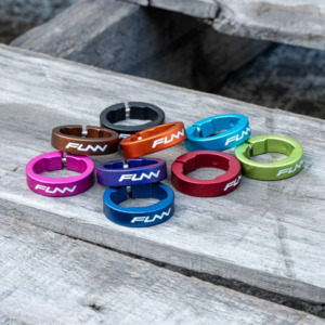 Handlebar Grips 2: Funn Alloy Bike Grip Lock Rings for Hilt / Holeshot Grips