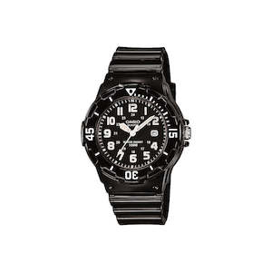 Gents Watch: Casio Mens Analogue 100M Watch (Blk)