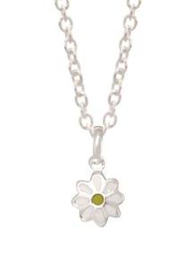 STG ENAMEL DAISY PENANT ( CHAIN priced separately)