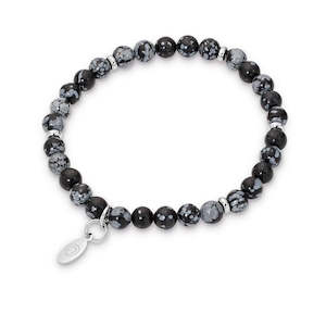 Bracelets: Cudworth Multi Colored Agate Bead Bracelet