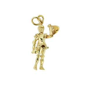 Charms: 9ct Knight in Armour Charm