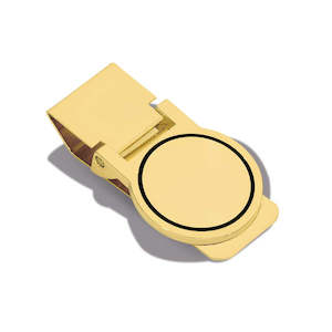 Mens Jewellery: CUDWORTH GIFT WITH PURCHASE - GOLD PLATED MONEY CLIP