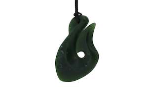 Aotearoa Features Pounamu: NZ Greenstone hook