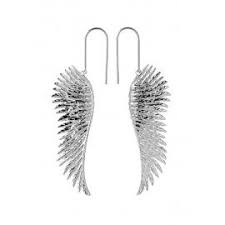 Karen Walker Jewellery: KAREN WALKER STG SILVER CUPID'S WINGS EARRINGS