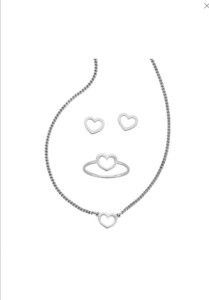 Karen Walker Jewellery: Karen Walkerstg silver Mini Heart Gift Set