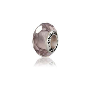 Evolve Charms Murano Glass Twilight Quartz GK48