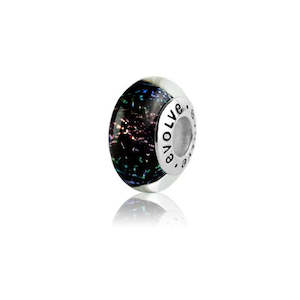 Evolve Charms Murano Glass: Evolve Charms Murano Glass Tekapo Night Sky E69