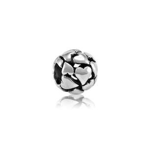 Evolve Charms Silver Precious Hearts LK168