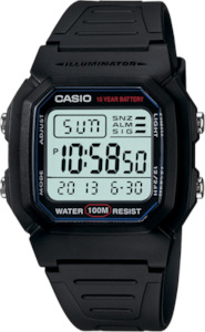 Casio Watches Men: Casio Mens Digital Watch 100M