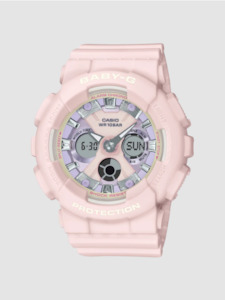 CASIO BABY G DUO ICY PATEL COLOUR SERIE W/ TIME, /100 S/W. ALARM, 100M WHITE FAC&hellip;