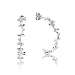 Evolve Earrings: Evolve Earrings Eternity Vine Hoops (Strength) 3E40016
