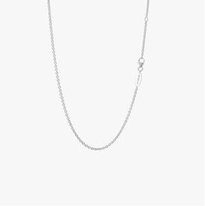 Evolve Necklaces: Evolve Necklaces Small Cable Chain Silver 3L51020-45