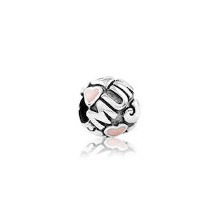 Evolve Charms Enamel Kiwi Mum (Pink Enamel) LKE012