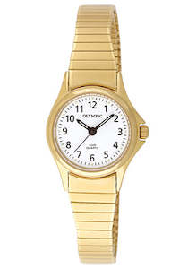 Olympic Ladies Watches: OLYMPIC LADIES WATCH 12 FIGURE, EXPANDER B/LET