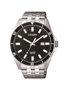 Citizen Gents Watches: Citizen Gents Watches STAINLESS-STEEL CASE & BRACELET BAND WR100M DRESS WATCH