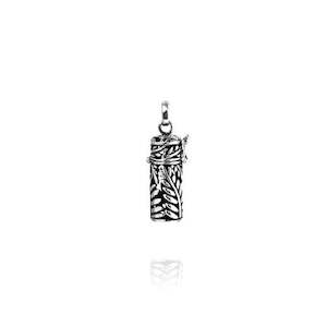 Evolve Necklaces: Evolve Necklaces Silver-Fern-Locket 2P21042