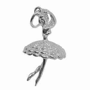 Traditional Charms Silver 1: Traditional Silver Charm Ballerina