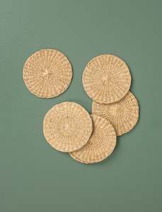 Kitchen & Table: Woven Coaster // Set of 6