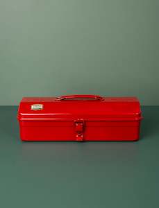 Hip Roof Steel Toolbox // Red