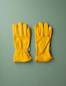 Long Weekend Edit: Classic Leather Work Glove // Natural Yellow
