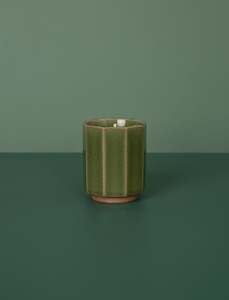 Ceramics: Onji Green Candle // Komorebi
