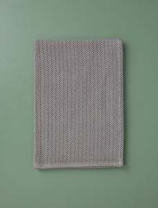 For The Bach: Cotton Rib Bath Mat // Light Grey