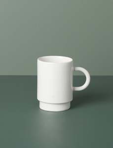 Autumn Edit: Tall Stackable Mug // White