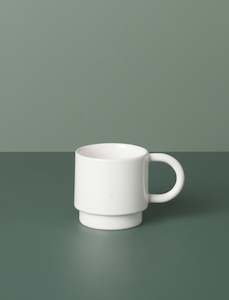 Short Stackable Mug // White