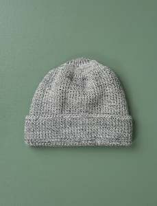 Borkum Beanie // Grey & White