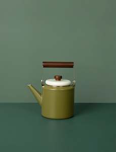 Enamel 2-Tone Kettle // Olive Drab