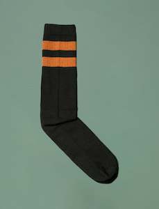 Tube Socks // Off Black & Tobacco