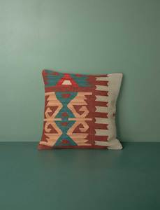 Bedroom: Vintage Kilim Cushion 40cm // Three