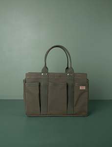 Crafted In Japan: Multi Pocket Tote Bag // Green