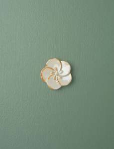 Secret Santa: Rakugan Chopstick Rest // White Plum