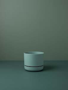 Self Watering Plant Pot // Cabinet Green