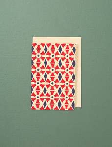 Jute Paper Note Card // Pattern