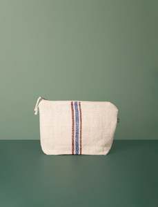 Long Weekend: Grain Sack Workers Pouch // Blue Burgundy