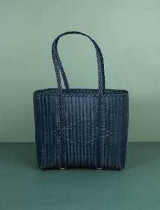 Palorosa: Basket Weave Tote // Midnight