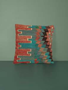 Vintage Kilim Cushion 40cm // Eleven
